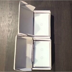 Smart Light Switches- Single and Double WiFi Alexa Google Assistant  White Plate